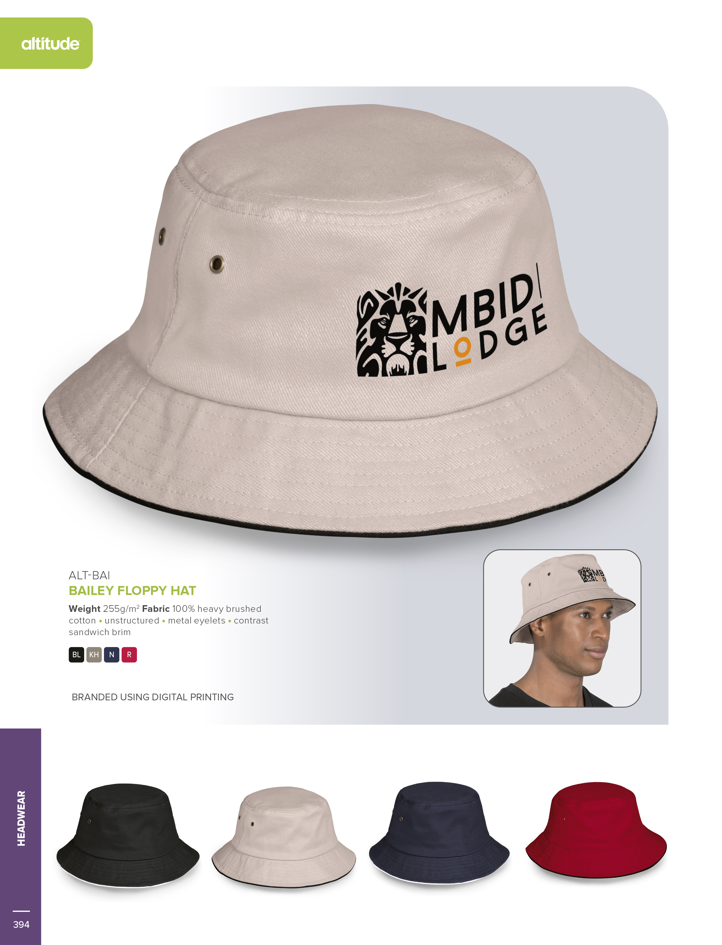 ALT-BAI - Bailey Floppy Hat - Catalogue Image